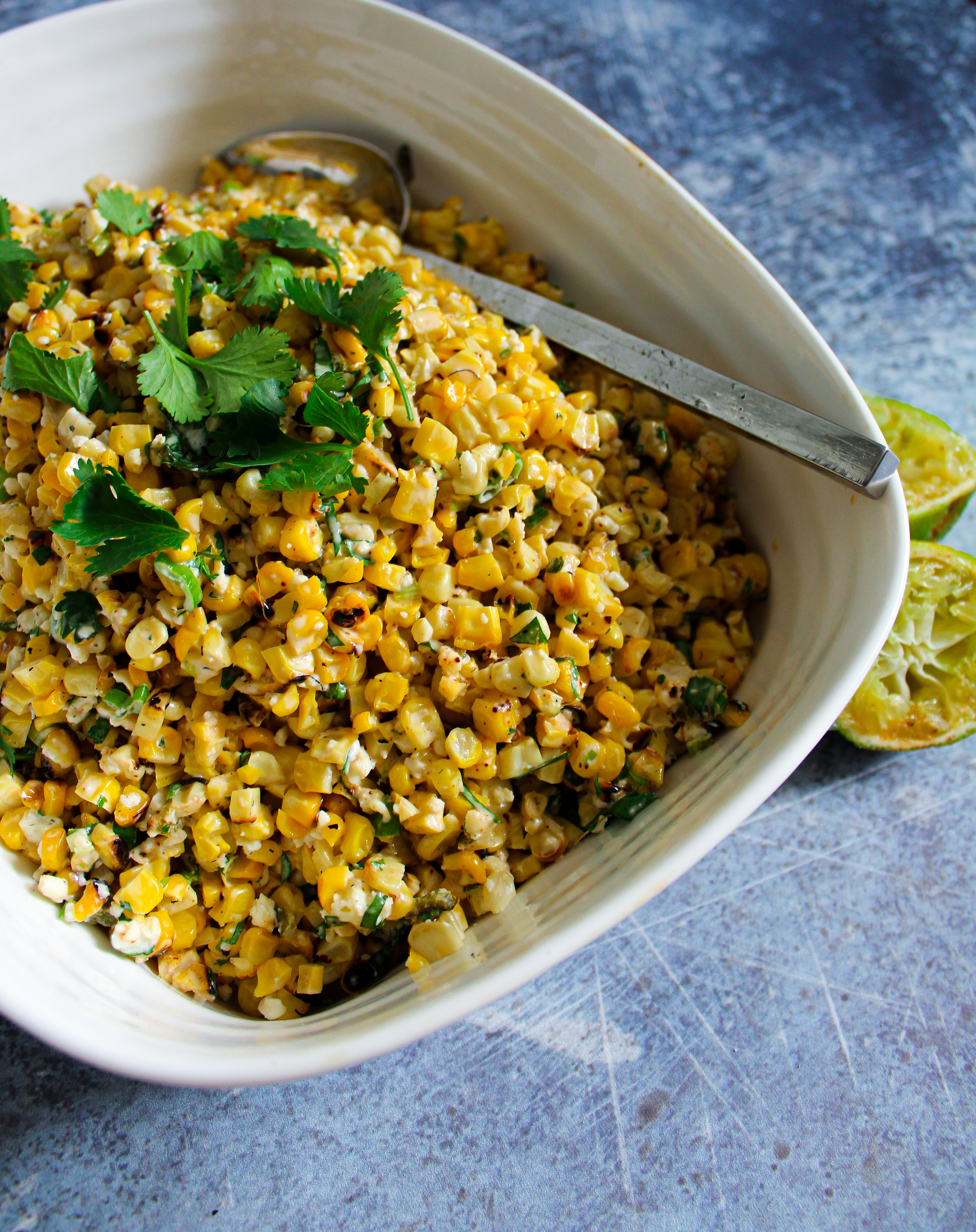 Esquites Recipe with OXO's Corn Peeler